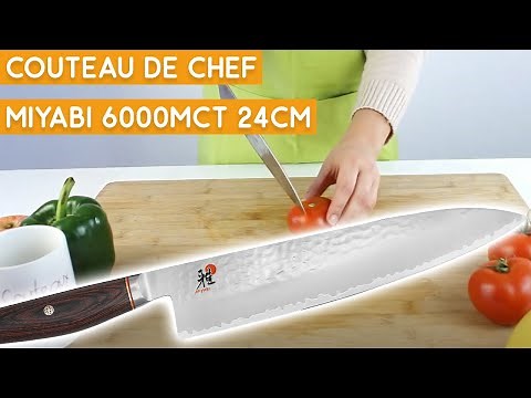 Présentation du couteau de chef Miyabi 6000MCT 24 cm | Couteauxduchef