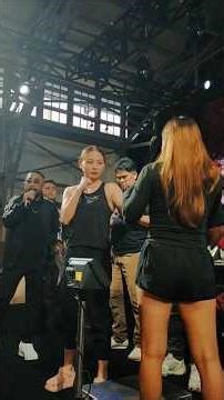 Israela Saweho Vs Linda Sari Face off at Garuda Fight Championship