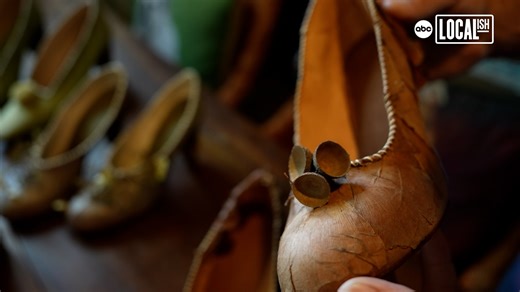 Lenny Wilson's stunning botanical shoes wows the crowds at Chanticleer Garden