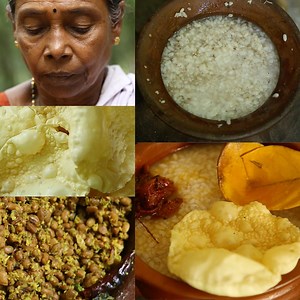 Kerala Style Kanji And Payar Thoran | Pappad | Traditional Village Dinner | Sounth Indian Recipe | Village Cookings