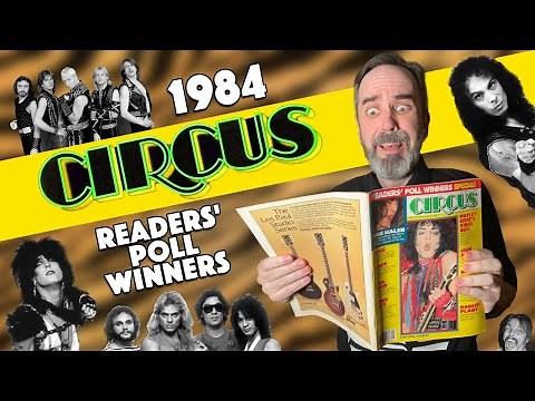 Circus Magazine Readers’ Poll Winners For 1984 | Best Metal and Rock of the Year
