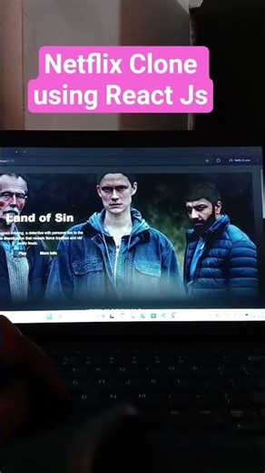 Netflix Clone Using ReactJs#reactjs #reactjsdevelopment #javascript #coding #frontend