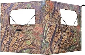 Compact Two-Panel One-Way See-Through Hunting Blind