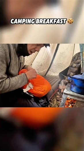Camping Breakfast 🍳 Biscuits & Gravy in a Tent! (Safety First!) | Outdoor Boys
