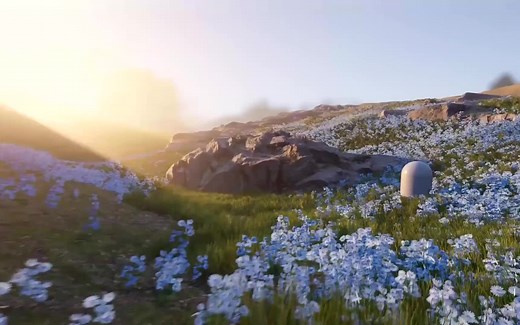 Unity3D零基础游戏特效场景制作简单建模（美丽地形及可交互植物与玩家碰撞模拟风力)