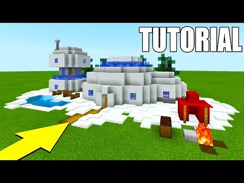 Minecraft Tutorial: How To Make The Ultimate Snow House In Minecraft 2018 Tutorial