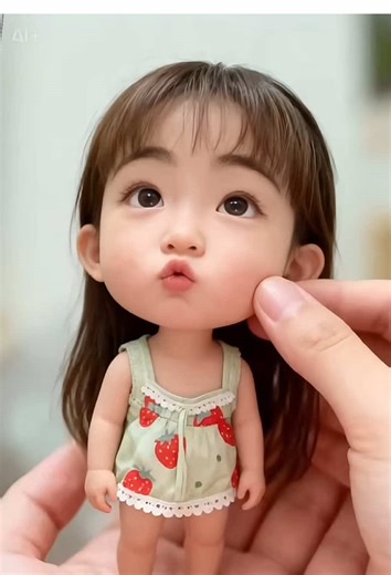 AI Chibi Big Head Pinch Cheek Portrait Tutorial