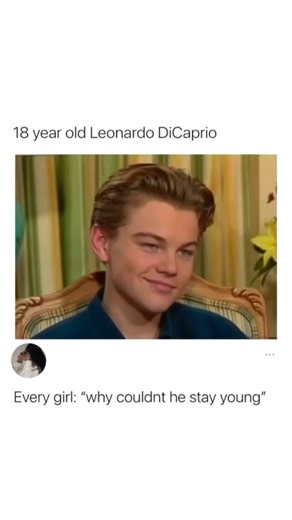 Genzlaboratory • Culture for Curious Minds on Instagram: "At 18 years old, Leonardo DiCaprio already had the kind of charm that made him the subject of a global crush, but it was Titanic that truly cemented him as the heartthrob of an entire generation. With his shaggy hair, dreamy eyes, and that innocent yet confident aura, DiCaprio became the poster child for romance in the late '90s. His portrayal of Jack Dawson was pure magic, and for millions of girls watching, the thought of him aging felt