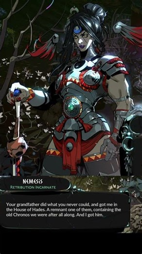Nemesis Defeats Chronos on Her First Try #hades2 #gaming #shorts
