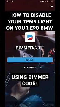 HOW to USE BIMMERCODE to DISABLE Your TPMS Light!