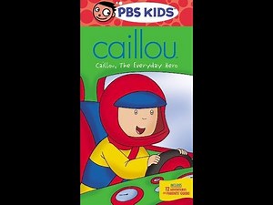 Opening to Caillou the Everyday Hero 2006 VHS