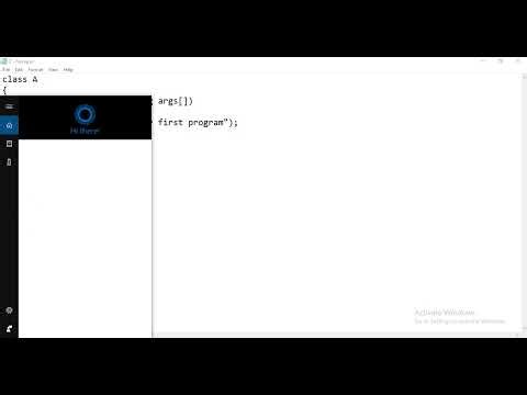 java first program || how to run java first program||java permanent path setting ||cs506 lec 2 java