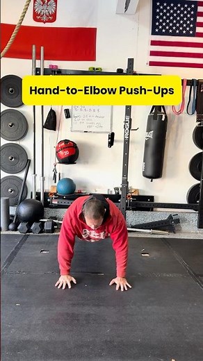 HAND-TO-ELBOW PUSH-UP