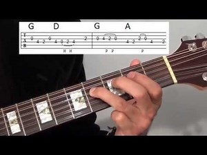 Canon Rock Acoustic Guitar Lesson - Part 3 - Second Canon Solo