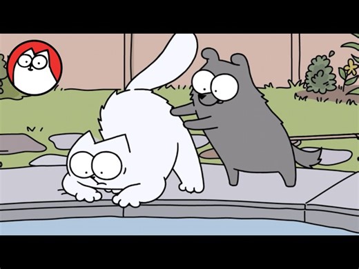 Simon's Cat and the Puppy - comparative practice