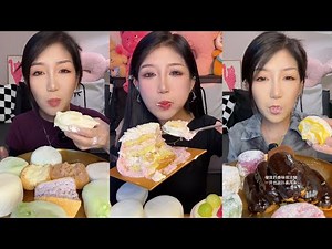 ASMR MUKBANG - MUKBANG SOUND - MANY FLAVOUR OF MOCHI EATING