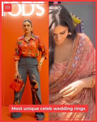 18K views | These celebrities have shows us the most unique wedding rings. Tell us whose is your favourite? | ETimes Lifestyle | Facebook