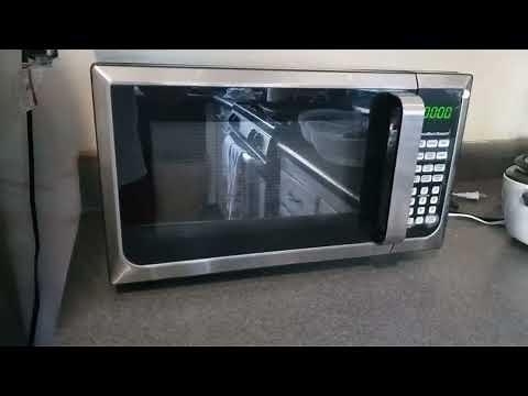 Hamilton Beach 0 9 cu ft 900W Microwave Oven Review, Compact And Efficient Microwave! Works Perfect