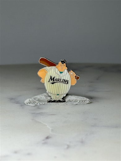 Vintage Florida Marlins Baseball Pin: Enamel Mascot - MLB Sports Accessory - Etsy