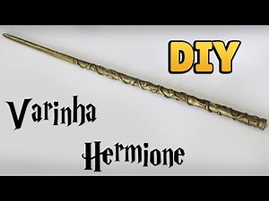 DIY: How to Make HERMIONE GRANGER WAND (Harry Potter Tutorial)