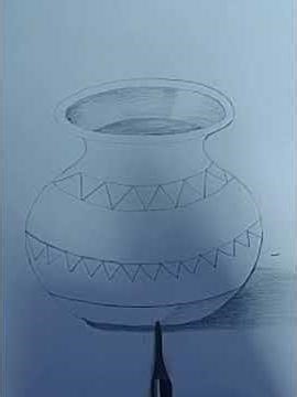 How To Draw 🍁🍁 A Clay Pot #potdrawing, #pencilsketch, #claypot, #artdrawing, #handdrawing, #