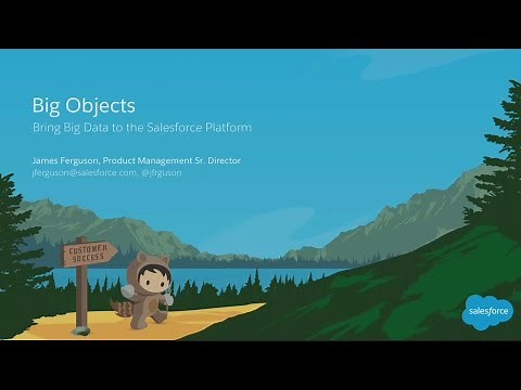 Big Objects: Bring Big Data to the Salesforce Platform