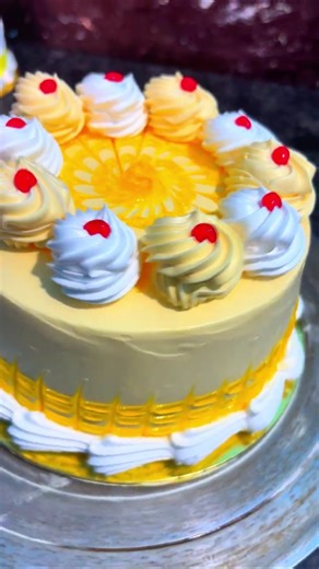 butterscotch cake ? full video upload? #cake #cakedecoration #cakedesign