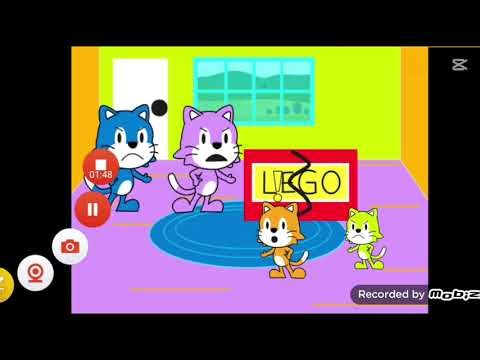 Scratch imitates bad behaviors from certain movie scenes that he's not allowed to watch / grounded