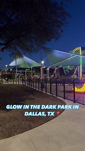 ‼️ GLOW IN THE DARK PARK IN DALLAS, TX ‼️ Take your kids to this glow‑in‑the‑dark playground located in Farmers Branch (just northwest of Dallas), and it’s quickly become one of the coolest family destinations in DFW. #dallas #dallasparks #downtowndallas #park #fy #texas #explore | John Sanchez