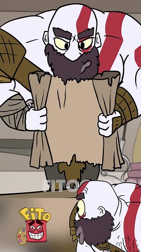Kratos Meets the Incas: A Cartoon Parody