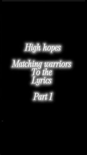 High hopes #warriorcats #warriors #thunderclan #edit #warriorcatsedit #firestar #wc #fypシ #fyp