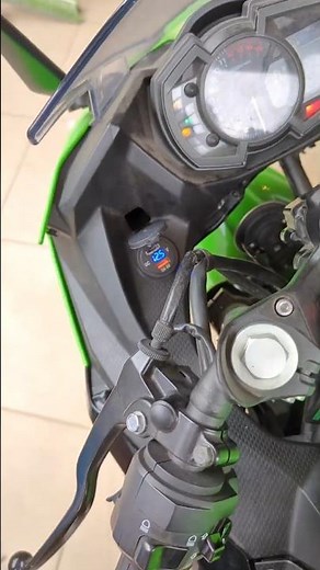 How to install a USB outlet on a Ninja 400 (or pretty much any kawasaki from this era)