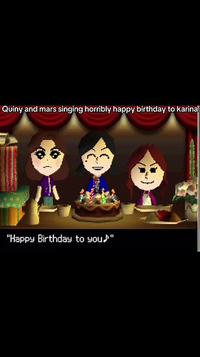 Tomodachi Life Choir Class: Quiny & Mars Sing Happy Birthday Horribly