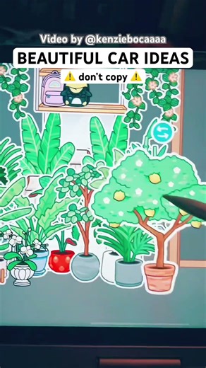 FREE CAR IDEA IN TOCA BOCA ⚠️ please don’t copy ⚠️ LoL 😂 Video by @kenziebocaaaa