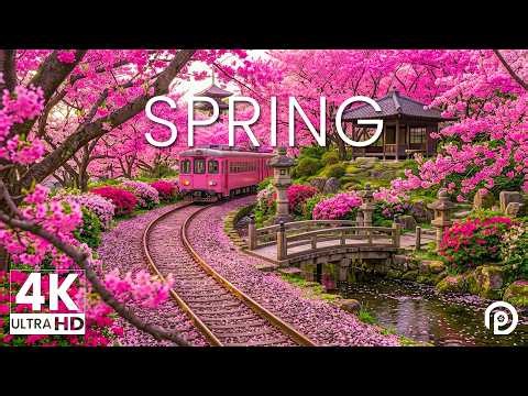 Spring Flowers 4K - April 2026 - Cherry Blossoms in Full Bloom & Scenic Flower Gardens #3