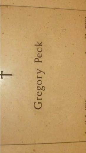 Famous Graves - Vol. 697: Gregory Peck