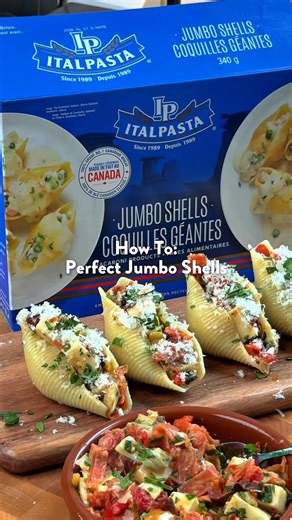 Brb, dreaming about these stuffed jumbo shells😍 This tutorial came just in time for Thanksgiving to whip up a versatile dish with pantry staples! | Italpasta Limited
