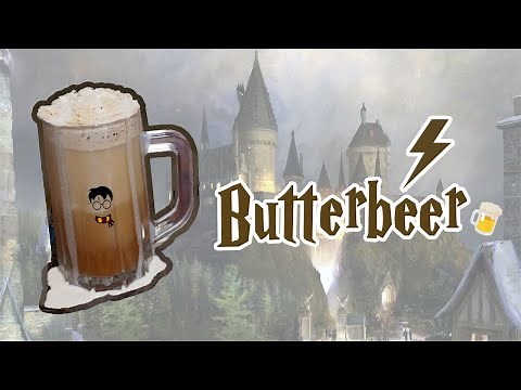 Quick and Easy Non-Alcoholic Butterbeer! 🍺⚡️