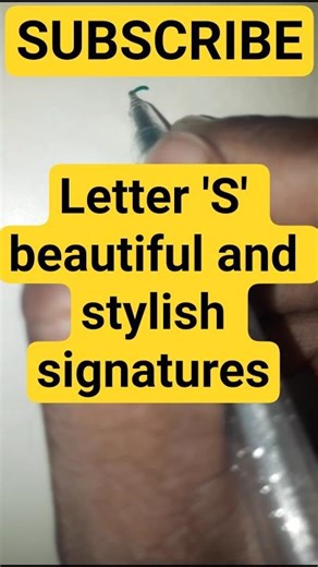 #How to sign 'S' letter# viral #short video#
