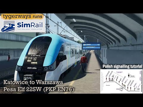 Polish Signalling: (Semi-)Automatic Light Signals, Distant Signals, Repeaters (SimRail tutorial)