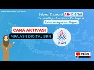Cara Aktivasi MFA ASN Digital BKN dengan Google Authenticator