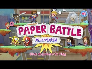 Nickelodeon: Paper Battle Multiplayer