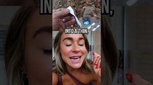 Using a gum wrapper as a simple fire starter experiment