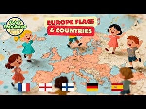 Countries of Europe for Kids | Learn European Flags & Names | Skai’s Playground