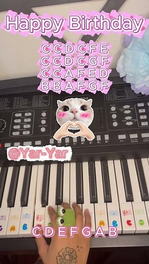 Happy Birthday #pianotutorial #piano #music #pianomusic #happybirthday #happybirthdaysong #tutorial
