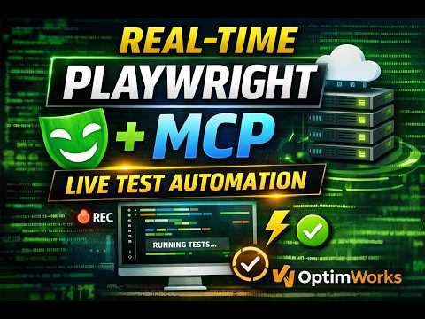 AI Driven QA Automation | Playwright with MCP | Real-Time Test Execution Demo | Optimworks 🚀