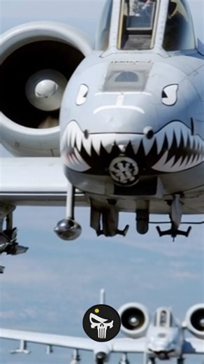 This Jet Was Built ONLY to Destroy Tanks 😳 | A-10 Warthog #a10 #warthog #ThunderboltII #shorts