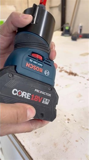 New!! Bosch Colt 18V router. #cabinetmaker