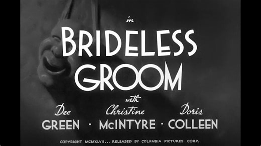Brideless Groom| The Three Stooges: Black & White