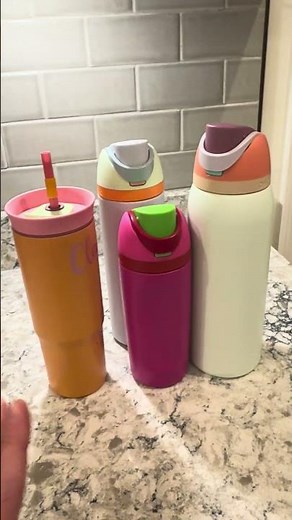 Owala Stainless Steel Tumbler - Sip or Drink Lid + Quick Look at Owala Free Sip in 3 Sizes